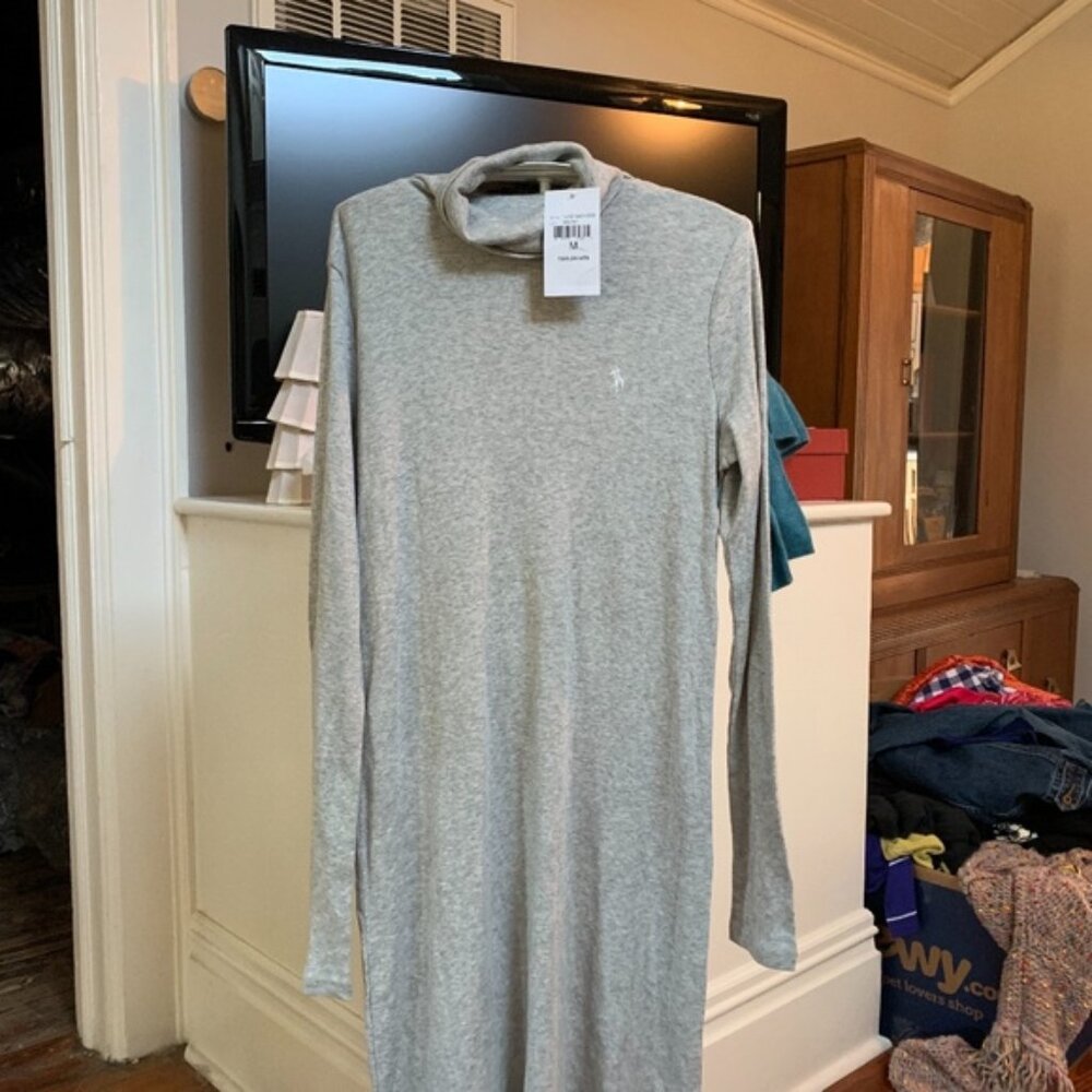 Ralph Lauren sport Taylor turtleneck dress. 100% Pima‎ cotton. Retail 128